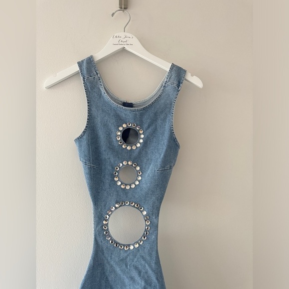 7FAM x ADR Denim Mini Dress XS - Picture 8 of 8